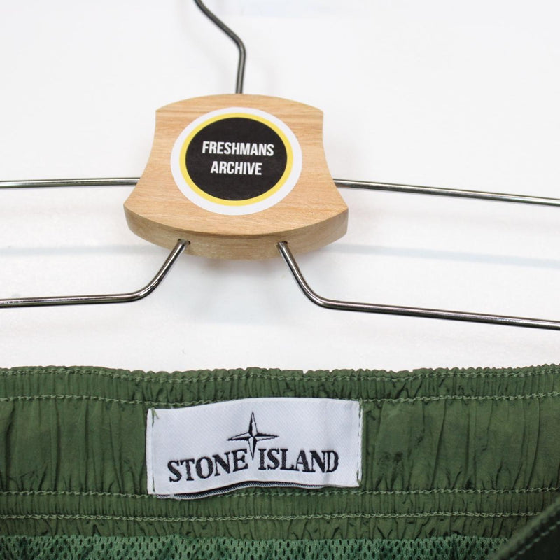 Stone Island Green Nylon Metal Swim Shorts