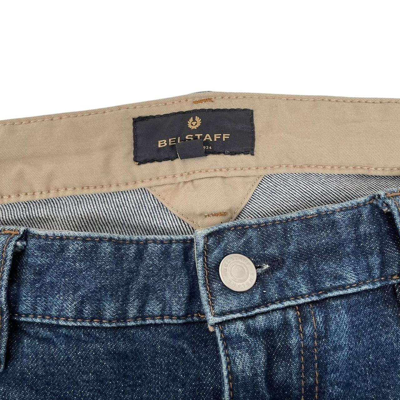 Belstaff Longton Navy Blue Slim Fit Denim Jeans