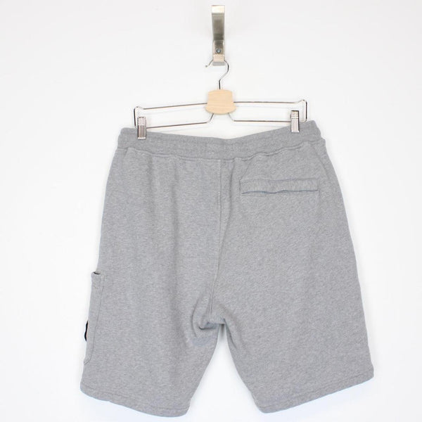 Stone Island AW 2022 Grey Cotton Jogger Shorts