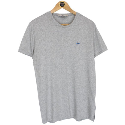 Vivienne Westwood Grey Short Sleeve Cotton Orb T-Shirt