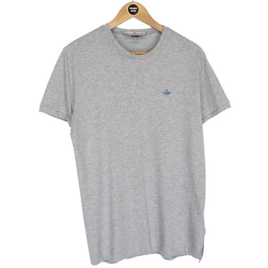 Vivienne Westwood Grey Short Sleeve Cotton Orb T-Shirt