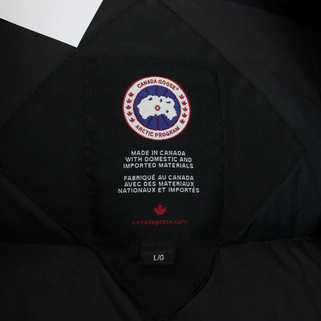 Canada Goose Black Chilliwack Bomber Down Jacket with Fur Trim