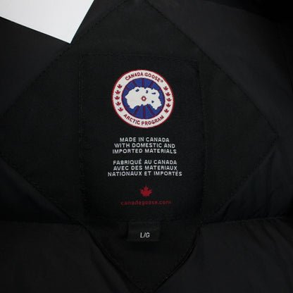 Canada Goose Black Chilliwack Bomber Down Jacket with Fur Trim