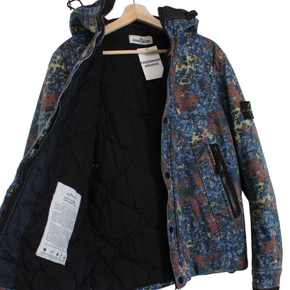 Stone Island AW 2013 Multicoloured Raso Gommato Camo OVD Jacket