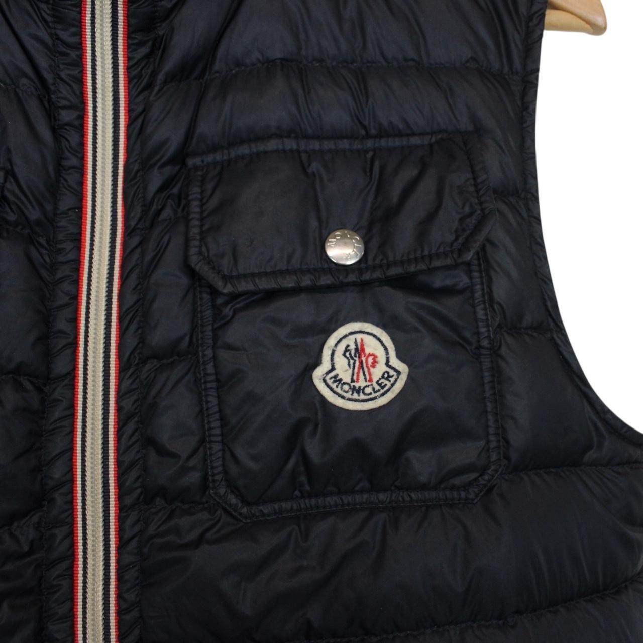 Moncler Navy Blue Achille Down Gilet / Bodywarmer Jacket