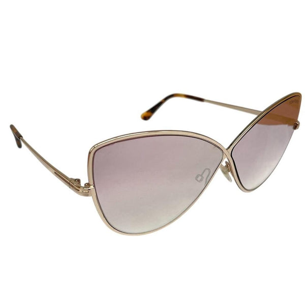 Tom Ford Elise Gold and Pink TF569 Sunglasses