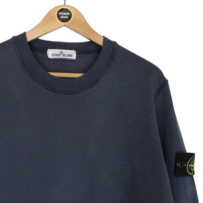 Stone Island AW 2018 Navy Blue Cotton Sweatshirt Jumper