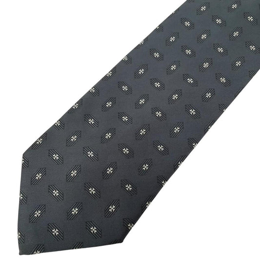 Vintage Hugo Boss Grey Silk Tie
