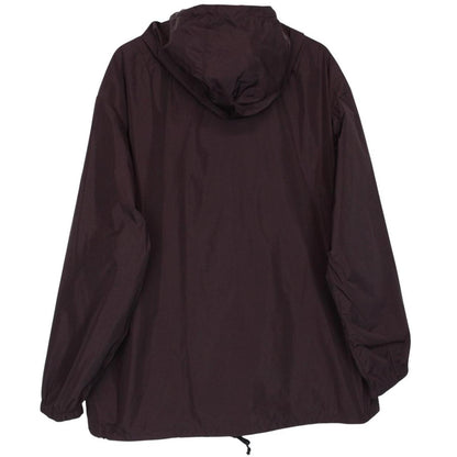 Dries Van Noten x Verner Panton Burgundy Full Zip Windbreaker Jacket