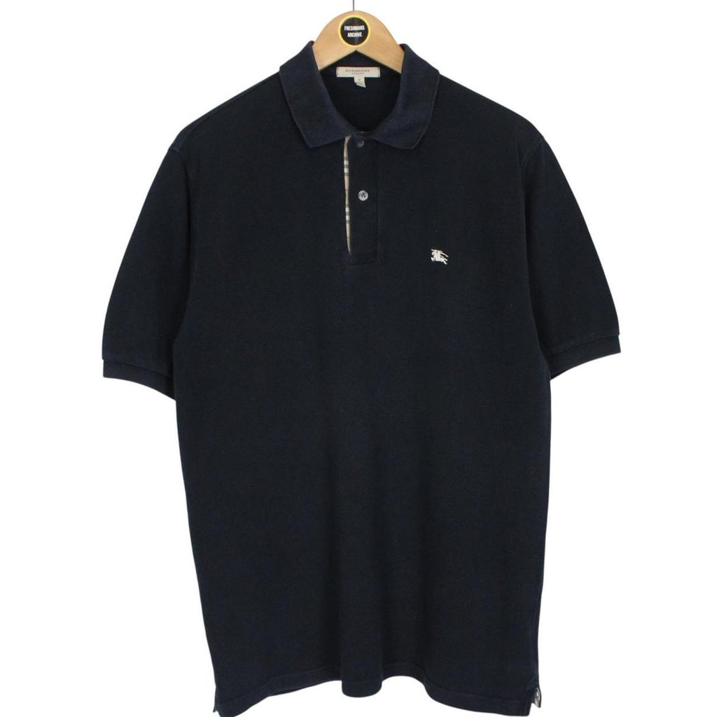トップス Burberry london black nova poloshirt dl Burberry London Polo T-Shirt Size M Nova Check Black Luxury