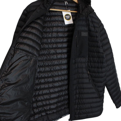 Burberry Black Lenham Logo Appliqué Packable Lightweight Down Jacket