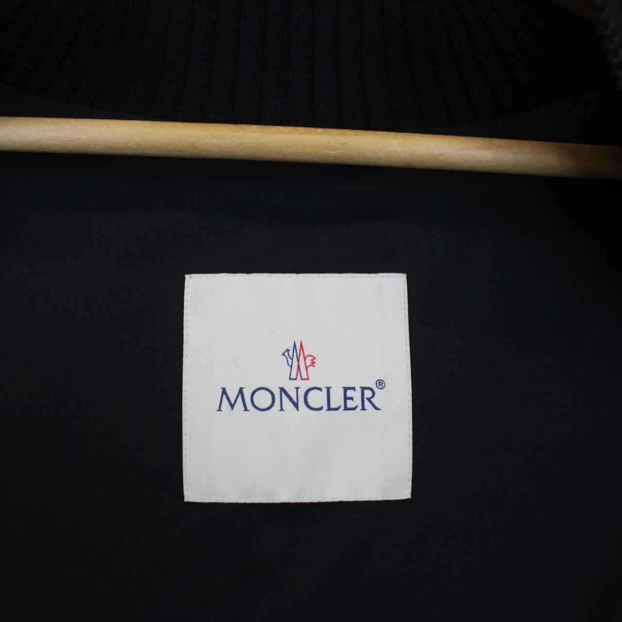 Moncler Black Full Zip Nylon Lightweight Jacket