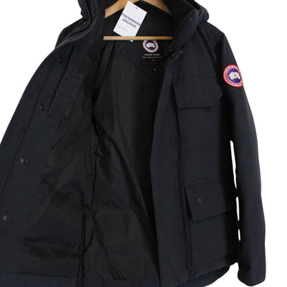 Canada Goose Navy Blue Full Zip Maitland Down Jacket