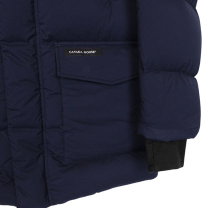 Canada Goose Navy Blue Full Zip Armstrong Parka Down Coat