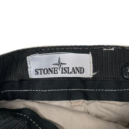 Stone Island SS 2016 Beige Bermuda Cotton Cargo Shorts
