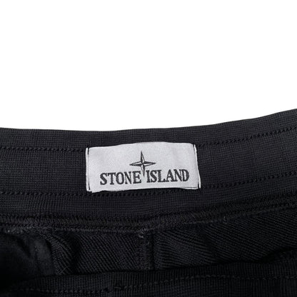 Stone Island AW 2020 Black Cotton Jogger Shorts
