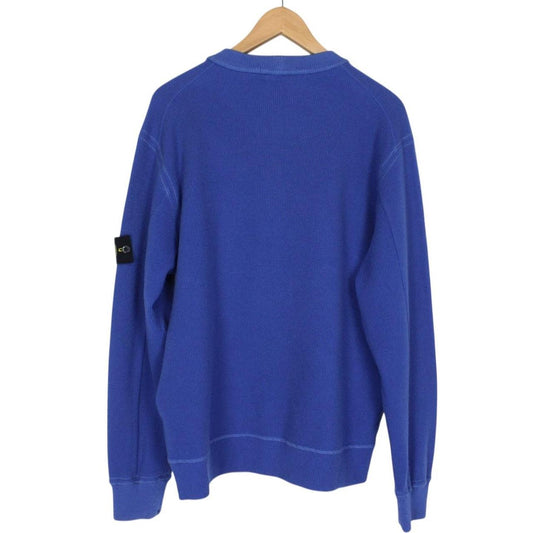Stone Island AW 2014 Blue Wool Blend Knit Jumper