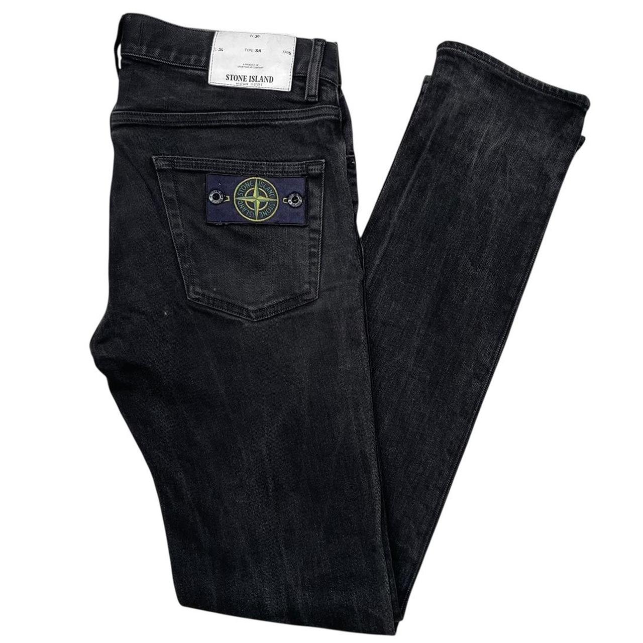 Stone Island AW 2016 Black Skinny Fit Denim Jeans