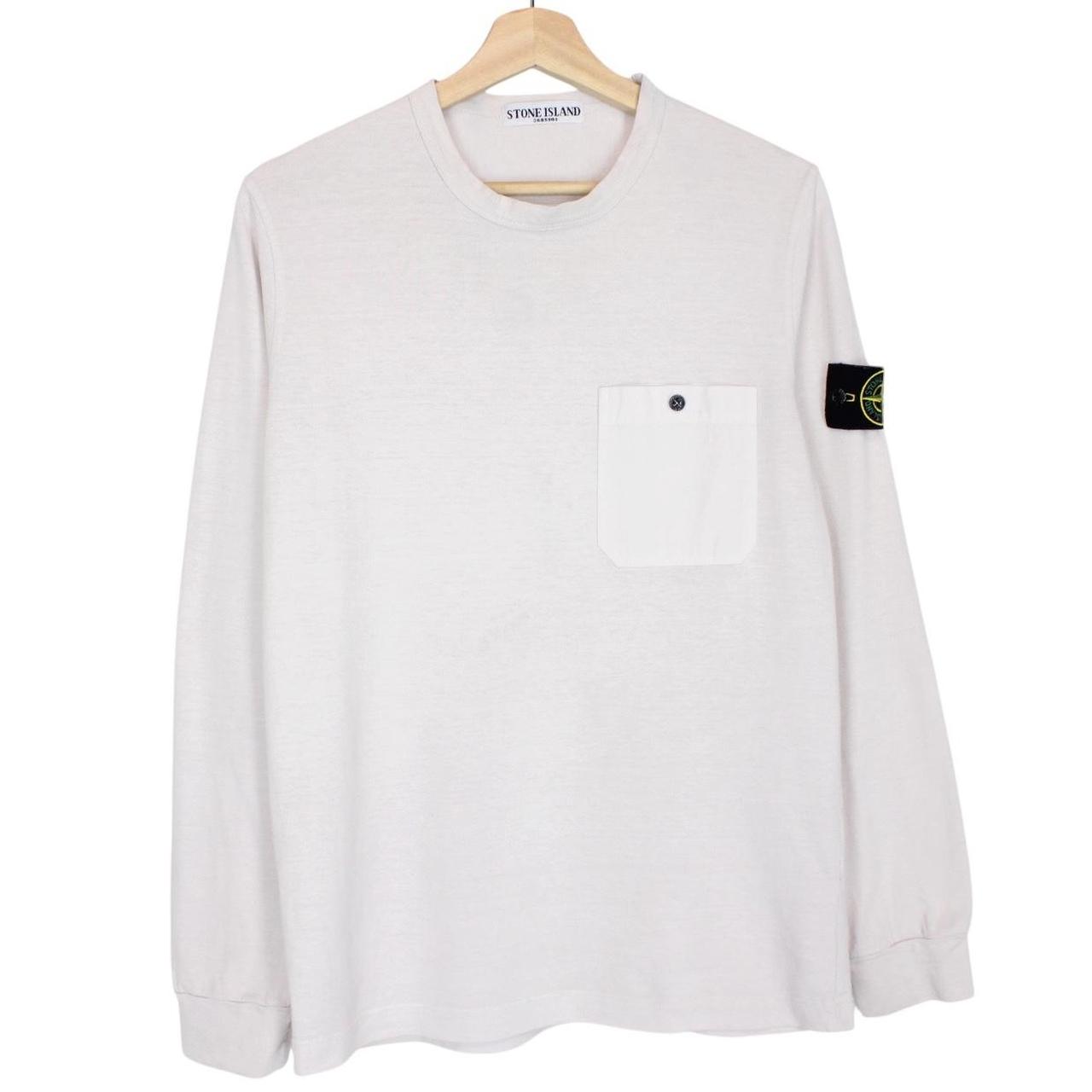 Stone Island AW 2011 Beige Long Sleeve Cotton T-Shirt