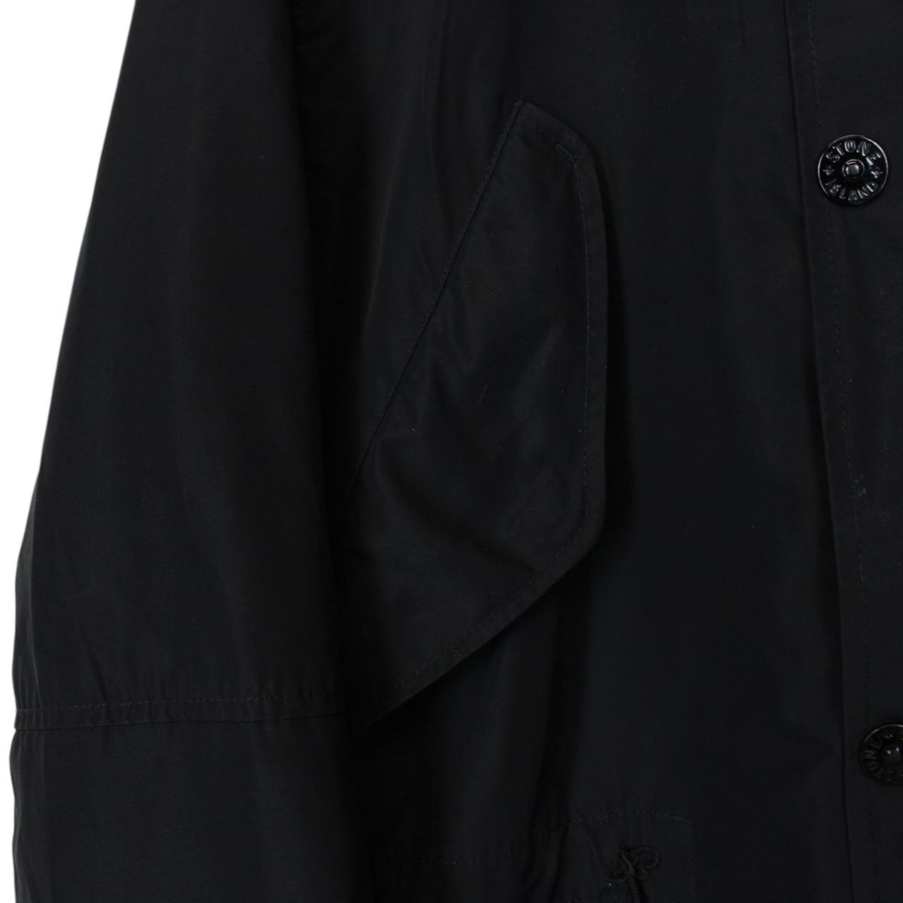 Stone Island SS 2018 Navy Blue Micro Reps Nylon Hooded Jacket