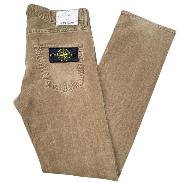 Stone Island AW 2012 Beige RE Fit Corduroy Trousers