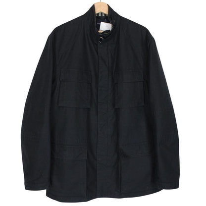 Vintage Burberry London Navy Blue Lambswool Blend Jacket