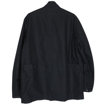 Vintage Burberry London Navy Blue Lambswool Blend Jacket