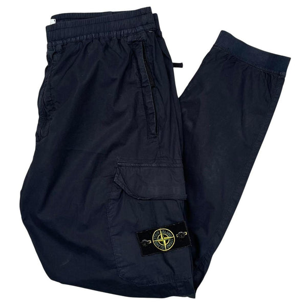 Stone Island SS 2020 Navy Blue RE-T Fit Cargo Trousers
