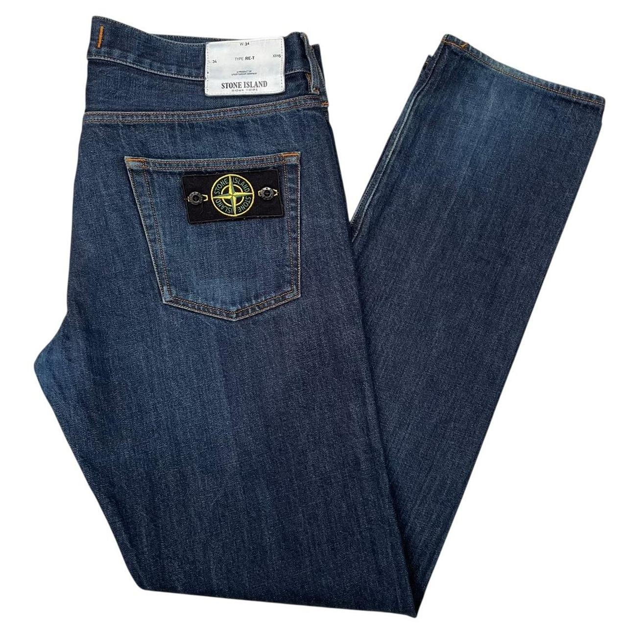 Stone Island AW 2013 Navy Blue RE-T Fit Denim Jeans