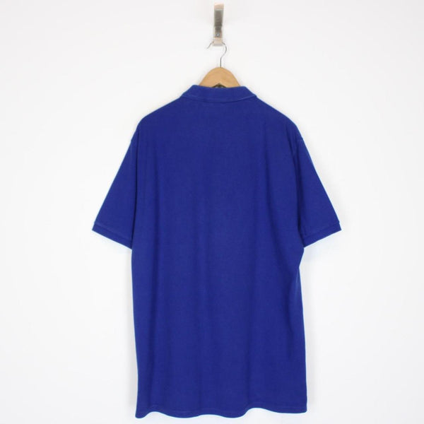 Stone Island Blue Short Sleeve Compass Polo Shirt