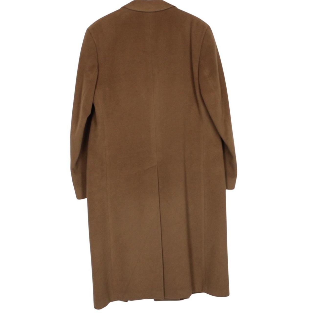 Loro Piana Camel Brown Cashmere Wool Overcoat