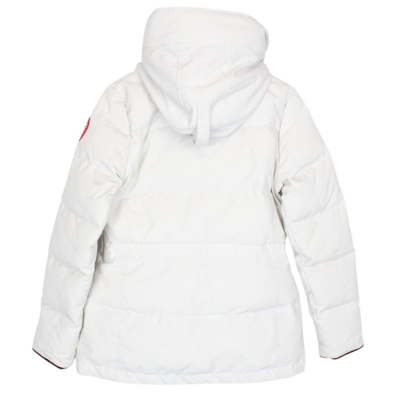 Canada Goose Snowcap White Chelsea Parka Arctic Tech Down Jacket