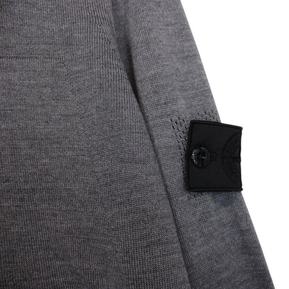 Stone Island Shadow Project Grey Wool Knit Jumper