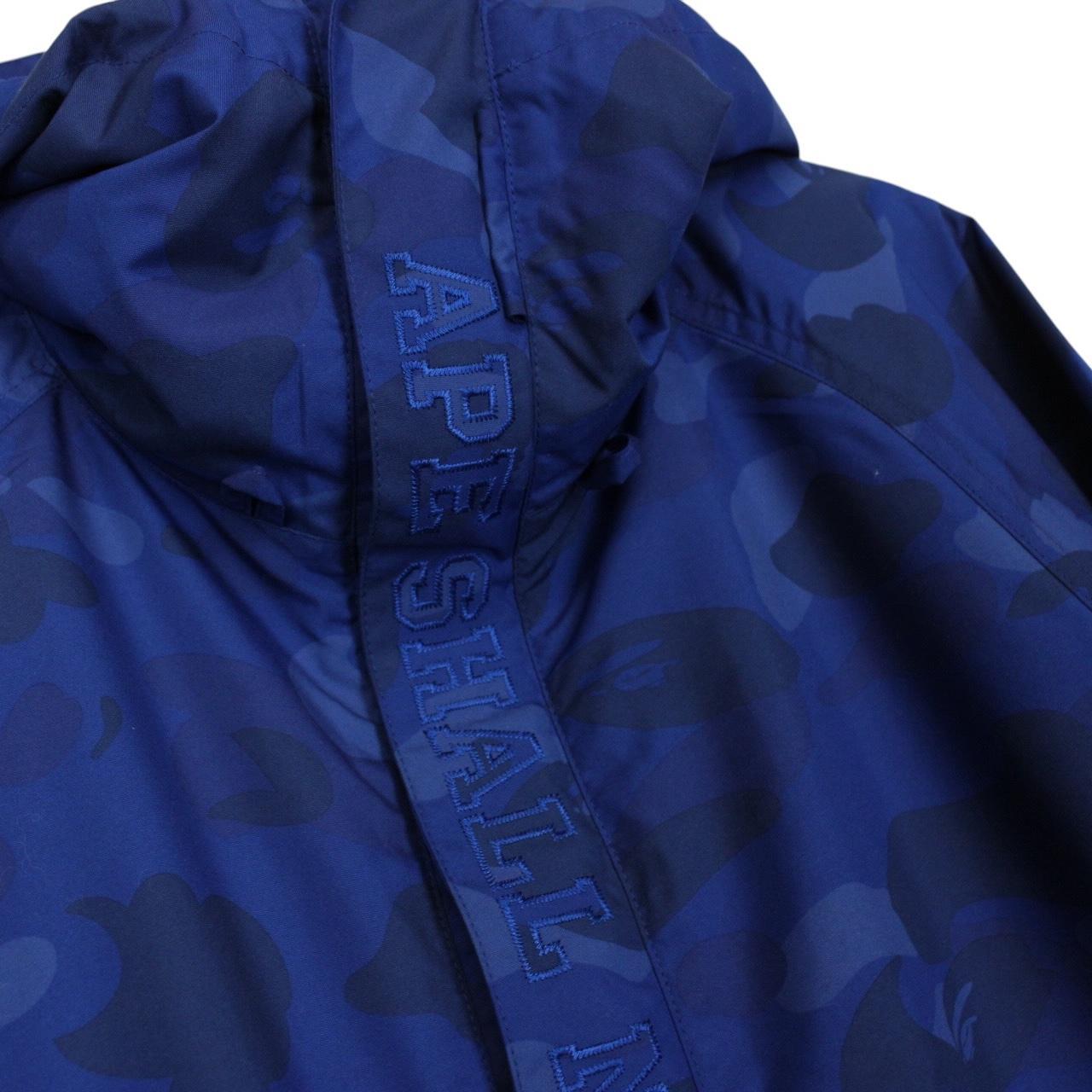 Bape Blue Camo Full Zip Hooded Jacket