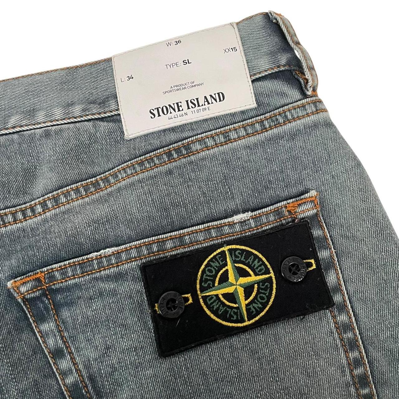 Stone Island AW 2015 Blue Slim Fit Denim Jeans