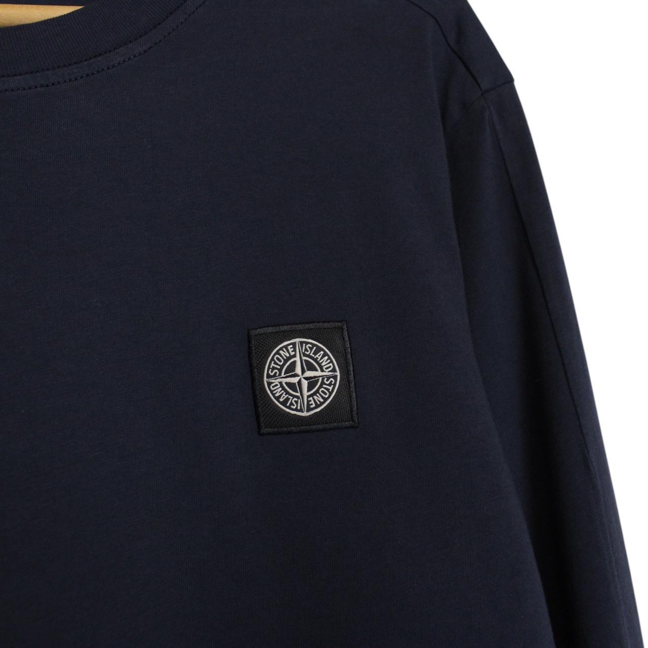Stone Island AW 2016 Navy Blue Long Sleeve Compass T-Shirt
