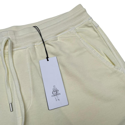 CP Company Yellow Cotton Resist Dyed Jogger Shorts