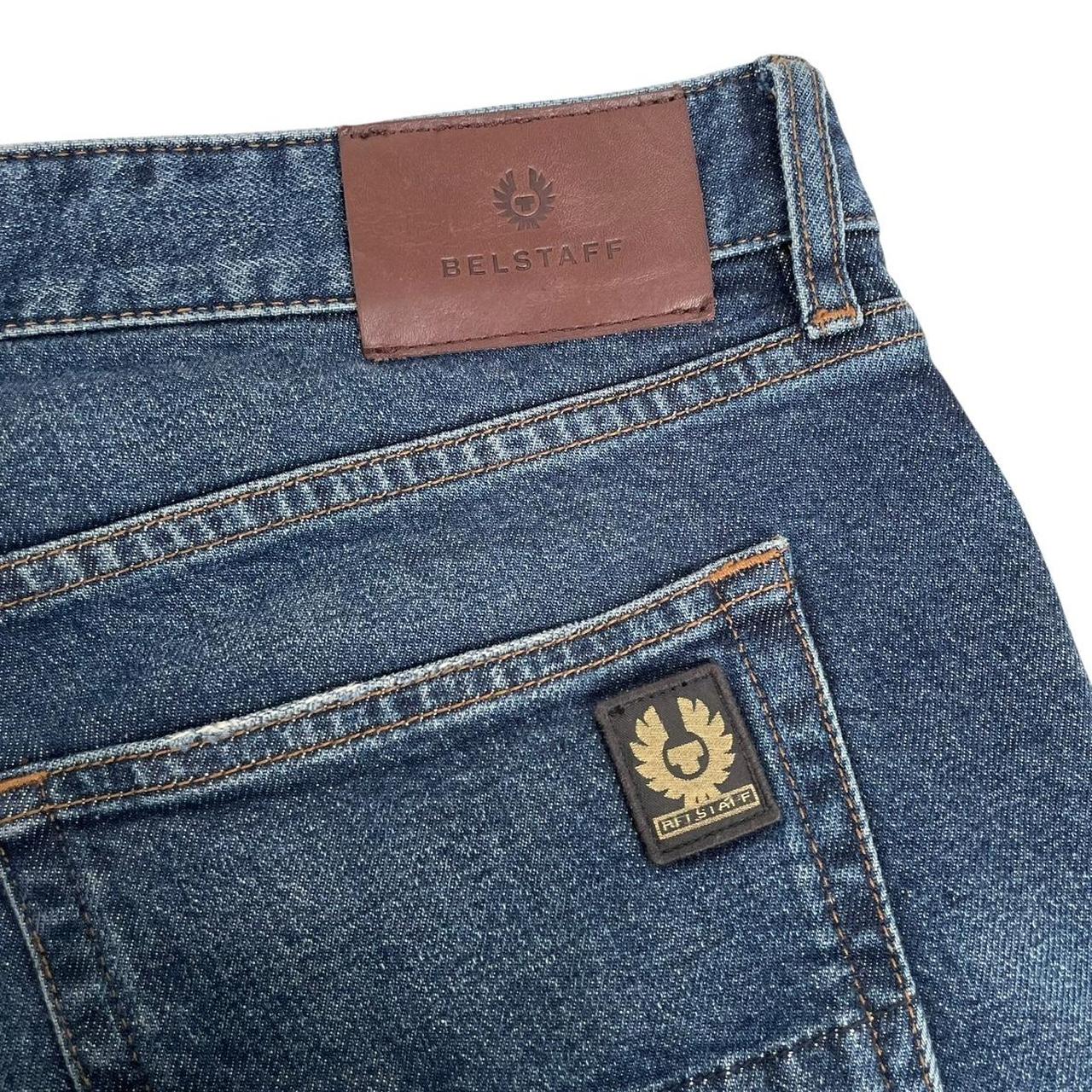 Belstaff Longton Navy Blue Slim Fit Denim Jeans