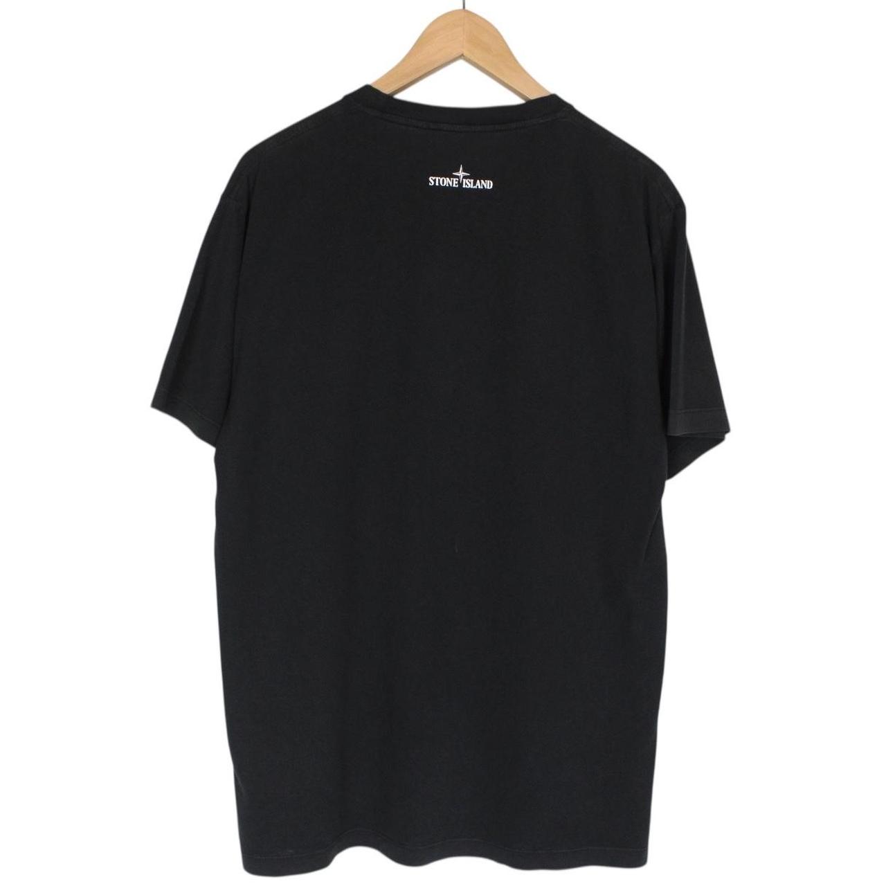 Stone Island SS 2017 Black Short Sleeve Logo Print T-Shirt