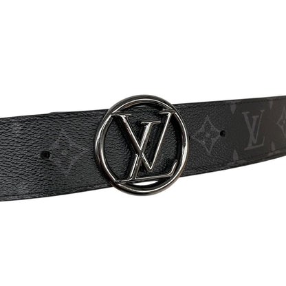 Louis Vuitton Black Circle LV Monogram Reversible Belt