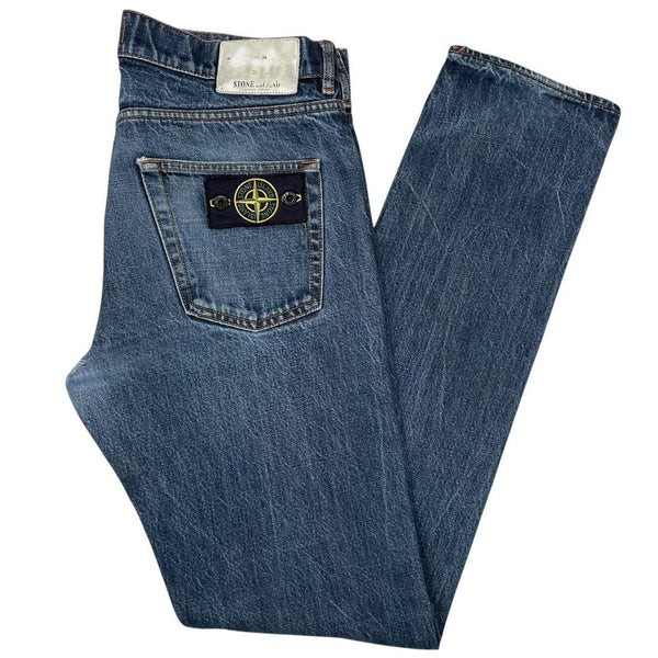 Stone Island AW 2015 Blue Slim Fit Denim Jeans