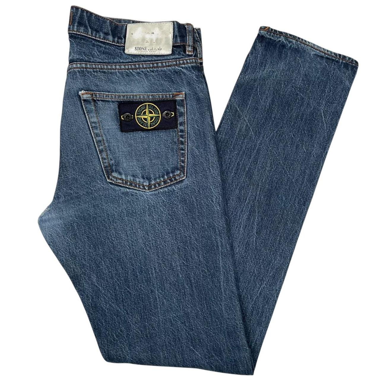 Stone Island AW 2015 Blue Slim Fit Denim Jeans