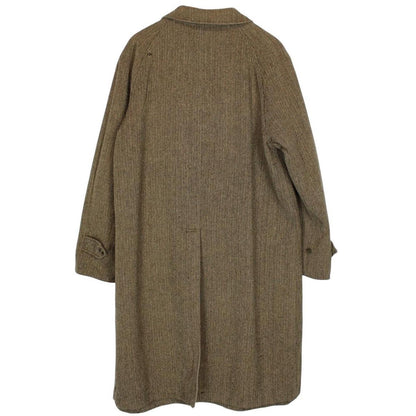 Vintage 90s Burberry Tan and Brown Single Breasted Reversible Trench Coat