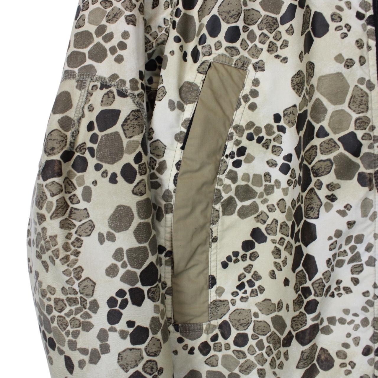 Stone Island SS 2018 Alligator Camo Full Zip Cotton/Nylon Jacket