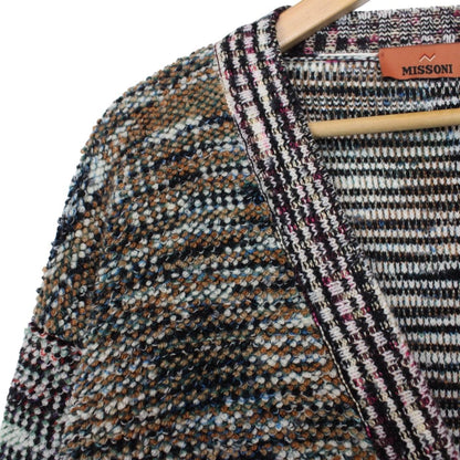Missoni Multicoloured Button Up Bouclé Wool Knit Cardigan Jumper