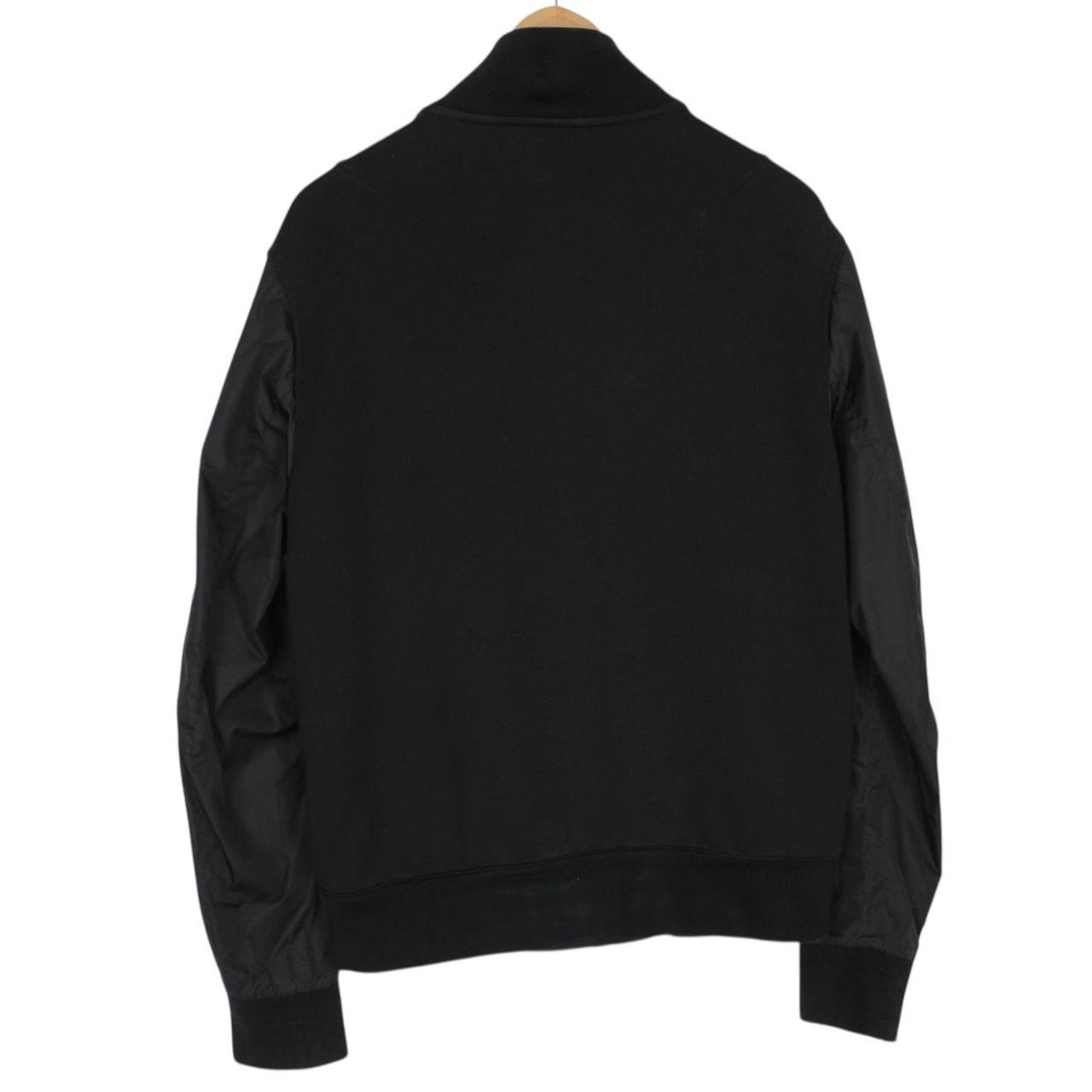 Moncler Maglia Cardigan Black Cotton/Nylon Full Zip Sweatshirt Jumper