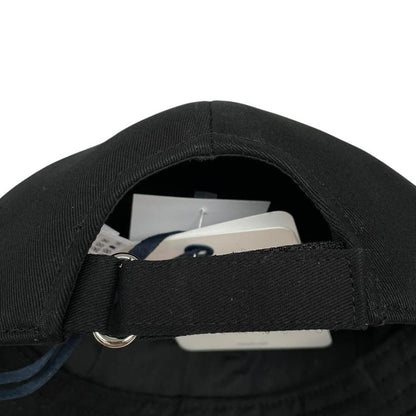 Moncler 1952 Black and White Embroidered Logo Baseball Cap