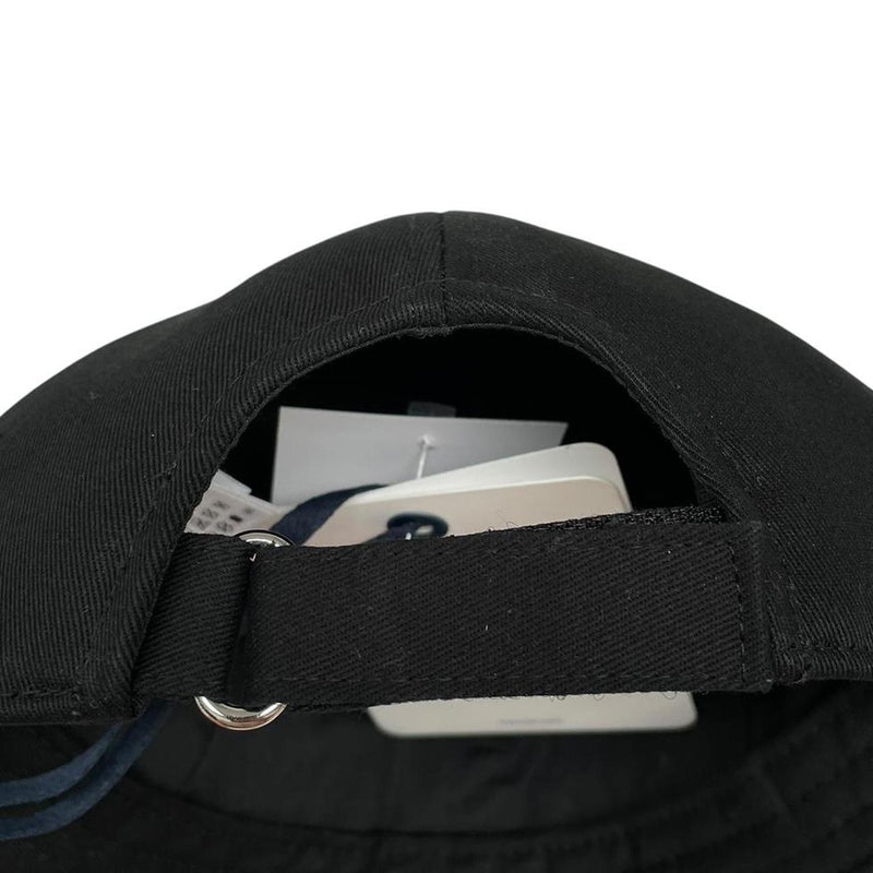 Moncler 1952 Black and White Embroidered Logo Baseball Cap
