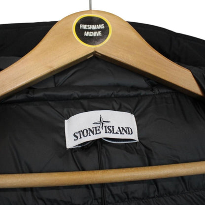 Stone Island AW 2023 Black Micro Twill Down Parka Jacket