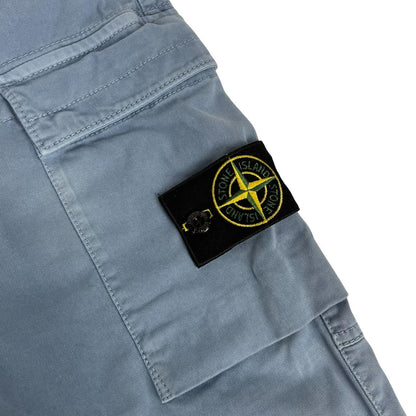 Stone Island AW 2022 Blue RE-T Fit Cargo Trousers